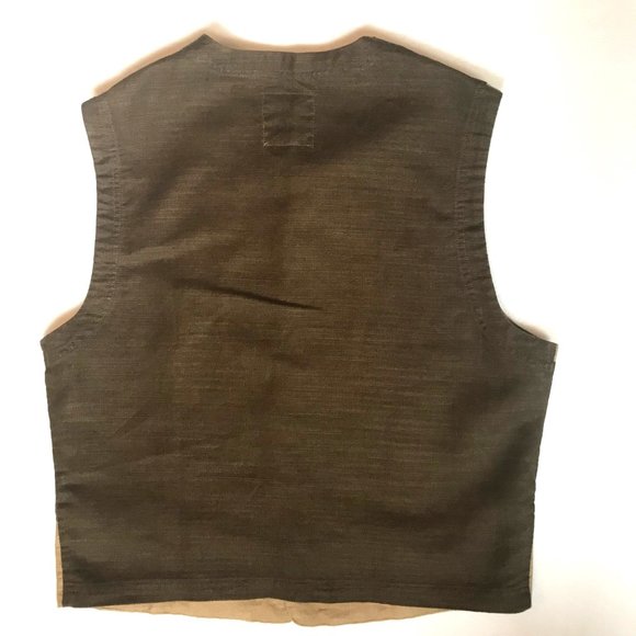 Vintage Natural Threads Mens Ramie Cotton Vest - Picture 2 of 8